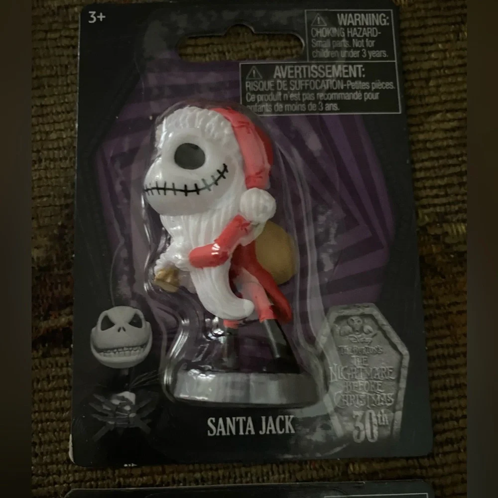 The Nightmare Before Christmas Cake Topper Play Figure Lot of 4